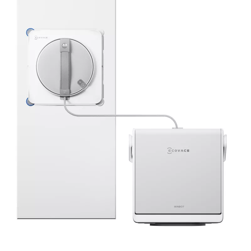 Robot lavavetri Ecovacs Winbot W2S Omni bianco grigio WG893-12 WG89312 (WG893-12)