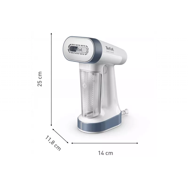 Pulitore a vapore portatile Tefal DT8722E0, 1800 W, serbatoio acqua 0,18 L