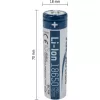 ANSMANN - batteria ricaricabile 18650 - Li-Ion - 2600 mAh - 9,36 Wh - argento (1307-0000)