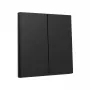 Gira Bilanciere 2 posti System 55 nero – inserto copertura per due interruttori (modello 3295005)