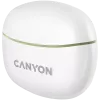 CANYON Cuffie In-Ear TWS-5, Verde Bluetooth 5.3, Controllo touch, Ingresso di ricarica: USB-C