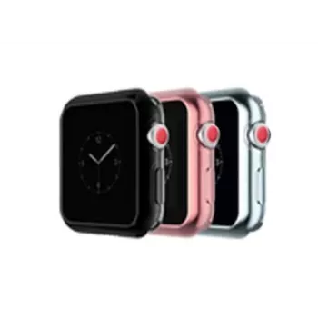 Custodia protettiva Devia Gold-plated series V2 per Apple Watch 44 mm, color oro rosa