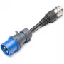 Adattatore di sicurezza JUICE CONNECTOR, CEE32 / 230V, monofase (blu, per JUICE BOOSTER 2)