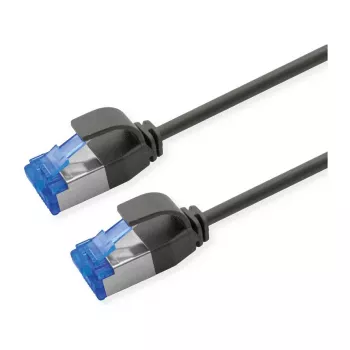 ROLINE Patch cable Cat.6A (Classe EA) S/FTP (PiMF), LSOH, PoE, nero, 1 m