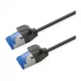 ROLINE Patch cable Cat.6A (Classe EA) S/FTP (PiMF), LSOH, PoE, nero, 1 m