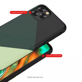 Custodia protettiva Devia per iPhone 11 Pro Max – verde design semplice