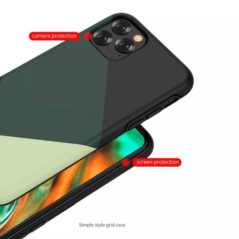 Custodia protettiva Devia per iPhone 11 Pro Max – verde design semplice