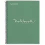 MAUL A613351 Eco Emotions 1 Blocco college A4 a quadretti, menta