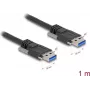 Cavo USB DeLOCK 80997 USB 3.2 Gen 1 1 m USB A nero