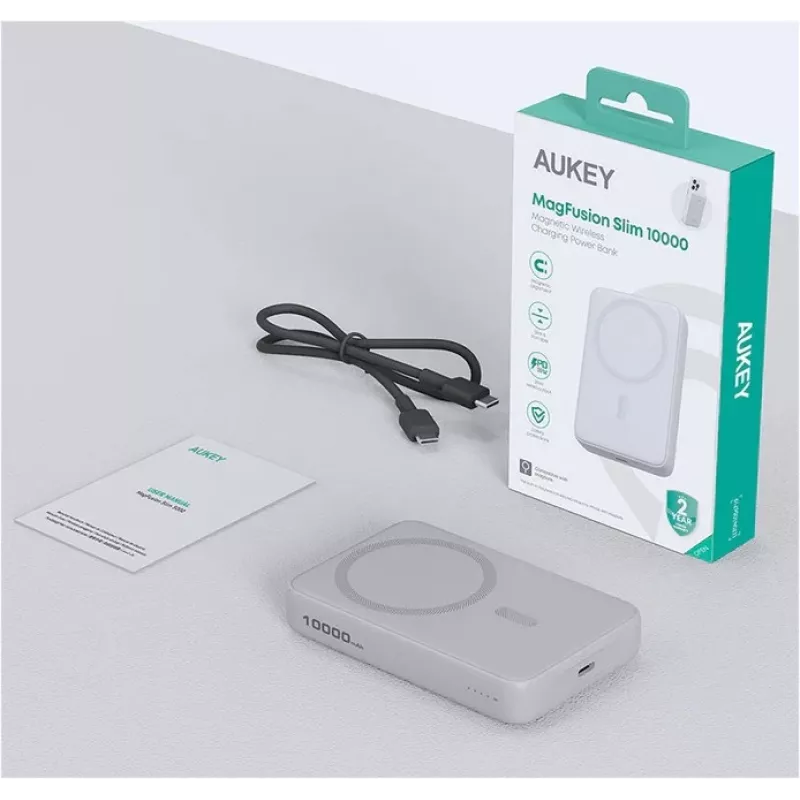 Powerbank portatile PB-MS04 bianco 10000mAh