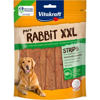VITAKRAFT Pure Rabbit Strips - snack per cani - 250 g