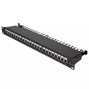 Patch panel - Extralink CAT6A STP, 24 porte