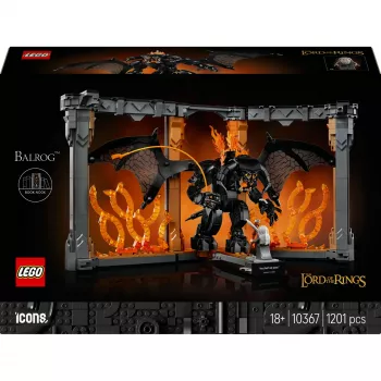 LEGO ICONS 10367 Il Signore degli Anelli: Balrog Book Nook