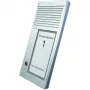 AGFEO DoorSpeak 1, con filo, IP33, alluminio, alluminio, parete, 115 mm