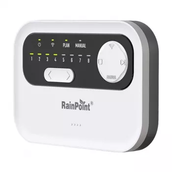 Centralina irrigazione RainPoint HIC801W WiFi — programmatore di irrigazione a 8 zone, connettività Wi‑Fi