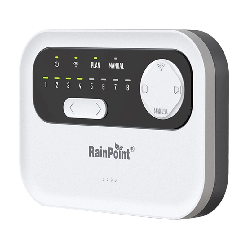 Centralina irrigazione RainPoint HIC801W WiFi — programmatore di irrigazione a 8 zone, connettività Wi‑Fi