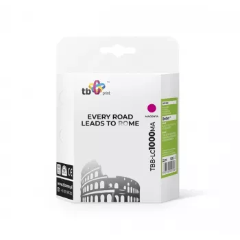 Cartuccia d'inchiostro TB compatibile con Brother LC1000M 100% nuovo