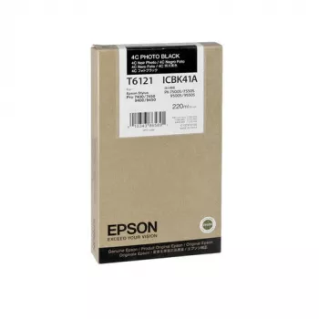 Epson confezione singola Photo nero T612100 220 ml