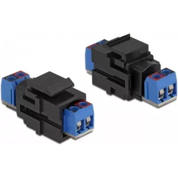 Modulo Keystone DeLOCK 86867 piatto nero