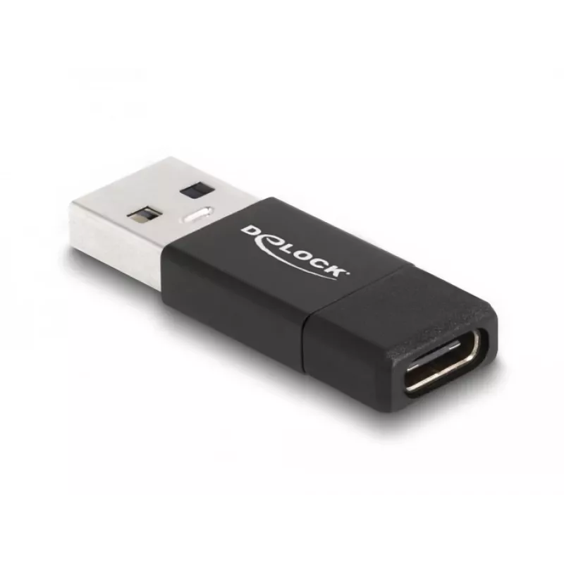 Adattatore DeLOCK 60001 USB A USB C nero
