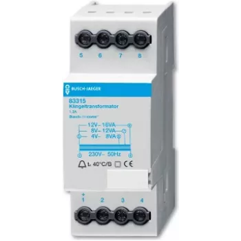 BUSCH JAEGER 8300-0-0045 - 230 V - 50 Hz - bianco - CE - ROHS - 36 mm - 65 mm