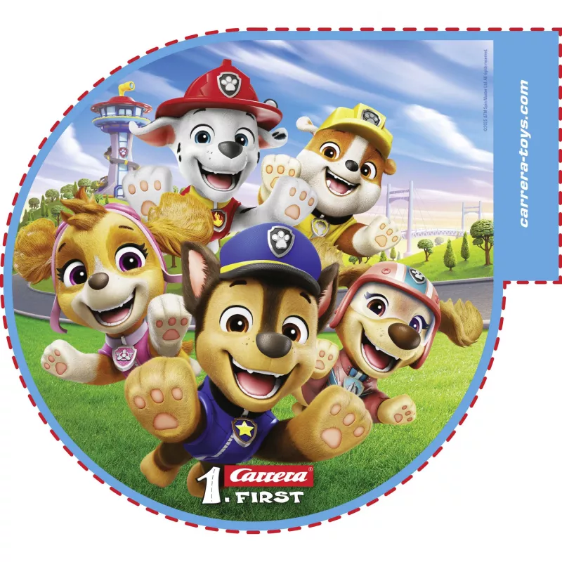 Piste giocattolo CARRERA FIRST Paw Patrol On the Track modello 20063056 — set slot car per bambini