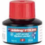 Edding FTK 25 inchiostro di ricarica per marcatori, a base d'acqua, rosso