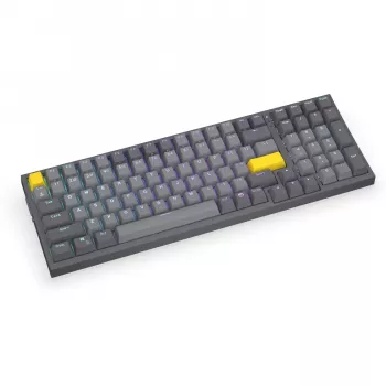 Celeris 1800, tastiera gaming grigia, layout US, ENDORFY Yellow di Gateron