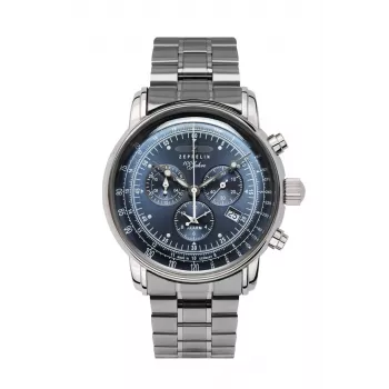 Orologio al quarzo Zeppelin 100 Jahre 7680MB3 nero