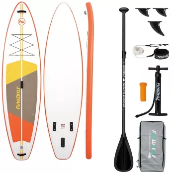 FunWater SUP paddleboard SUPFW69B (arancione-bianco)