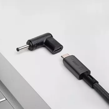Adattatore di ricarica USB-C a DC 3,5 x 1,35 mm per notebook Akyga AK-ND-C05, 18,5-20 V, 100 W