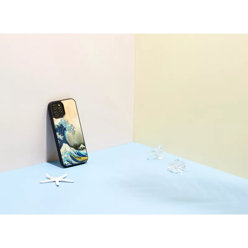 Custodia iKins per Apple iPhone 12 Pro Max con design Great Wave