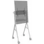 Vision VFM-F10 - carrello - per monitor piatto - acciaio - bianco crema - dimensione schermo: 127-139,7 cm (50-55
