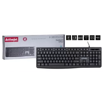 Tastiera USB Activejet K-3803S