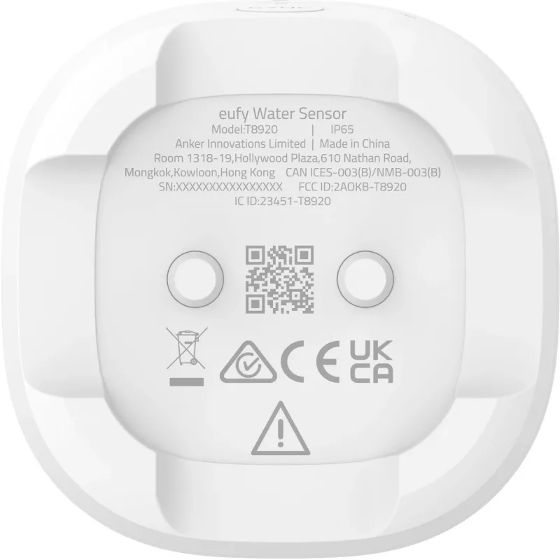 Sensore acqua e gelo Eufy T89203D1, bianco