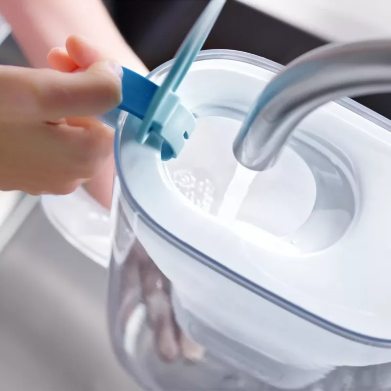 Brita Style eco caraffa filtrante per acqua, blu ghiacciaio