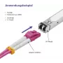 Cavo in fibra ottica Helos 5 m OM4 LC/SC