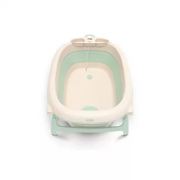 Vasca da bagno per neonati neno LUCY STAND pieghevole con supporto, rettangolare, 1 ripiano, portata max 30 kg, bianco