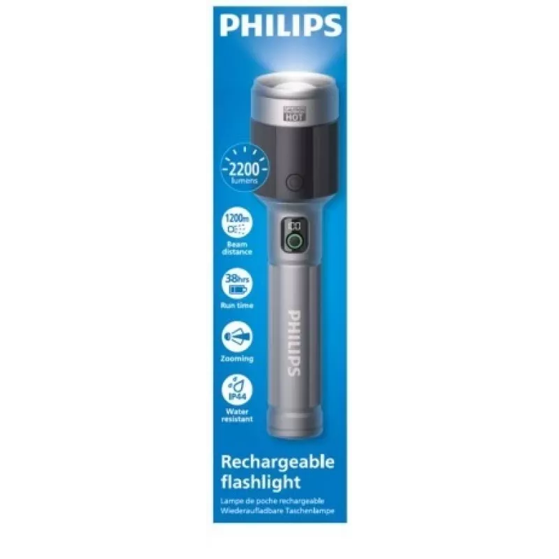 Torcia Philips SFL5102/10 ricaricabile USB-C 2200 lm 9000 mAh