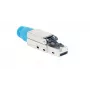 Accessorio per cavi Lanview LVN125465-CAT8.1 RJ45 zinco 15x45x15 mm
