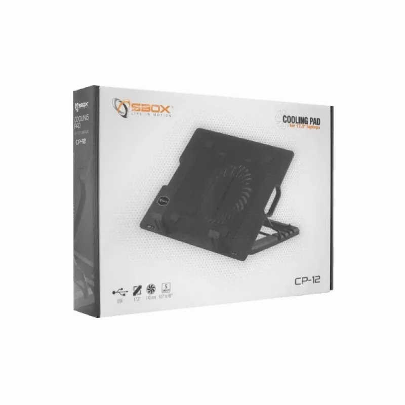 Base raffreddante Sbox CP-12 per notebook 17,3