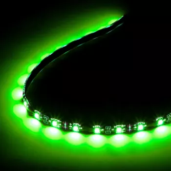 Striscia LED universale Lamptron FlexLight Pro — case multicolore, luce verde