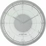 NeXtime orologio 8125 Fancy Round, Ø43 cm, da parete, bianco/argento