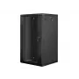 Armadio di installazione a parete Lanberg 19'' 22U 600x600mm nero (porta in vetro)