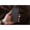 Custodia per cellulare man and wood per iPhone X/XS — custodia Carbalho nera