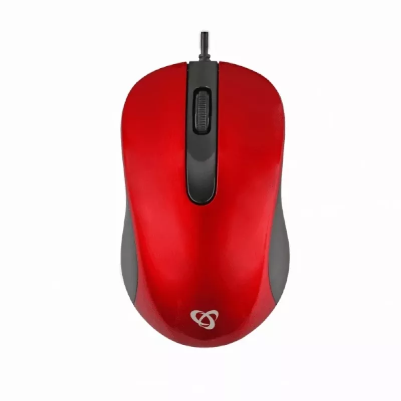 Sbox M-901 mouse ottico rosso