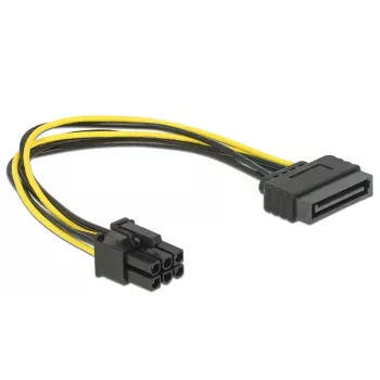 Cavo di alimentazione Delock 82924 SATA 15 pin a 6 pin PCI Express