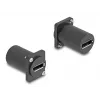 Modulo tipo D DeLOCK DisplayPort connettore femmina su connettore femmina 4K nero