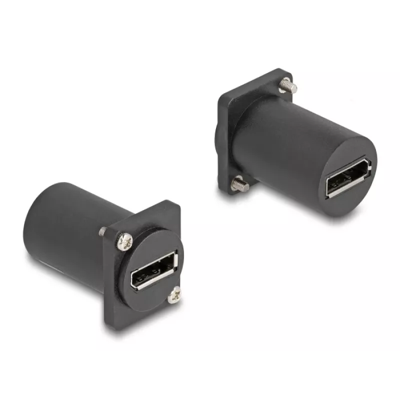 Modulo tipo D DeLOCK DisplayPort connettore femmina su connettore femmina 4K nero