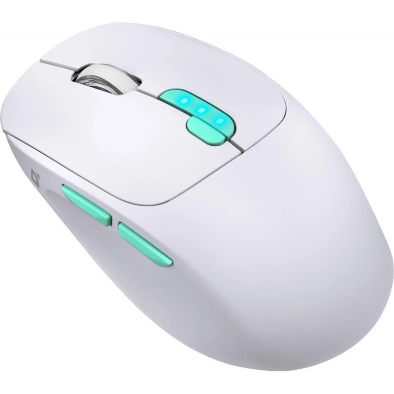 Mouse Defender NITTA MM-307 RF+BT OTTICO 1600dpi 6T BIANCO